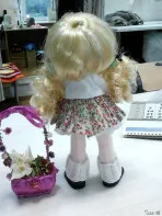 Интерьерная кукла, кукла ручной работы