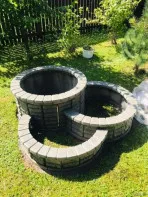 Трехъярусная клумба &laquo;Башня М3&raquo;