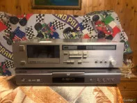 Кассетная дека Yamaha К-15 и двд Yamaha