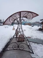 Садовые качели кованные