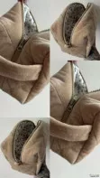 Косметичка из плюша, тактильно приятная, нежная?