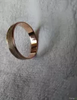 Красное золото кольцо