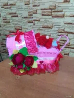 Коляска из памперсов