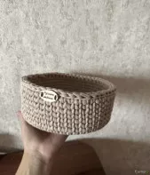 Вязаные корзинки