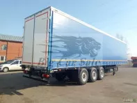 Шторный полуприцеп ТЗА