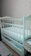 Детская кроватка-маятник+матрас