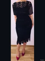 Платье вязаное
