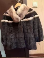 Шубы норковая с песцом Каляев