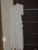 Атласное летнее платье