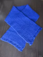 Шарф вязаный