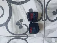 Боксерские бинты Fire & Ice, черные, 1,5 м