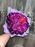 Цветы из отласной ленты