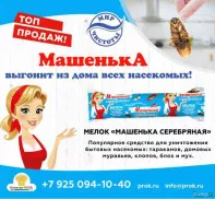 Машенька - выгонит из дома всех насекомых!