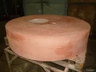 Плита шамотная круглая для крышки котла