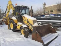 Экскаватор погрузчик new holland B110,новый ДВС